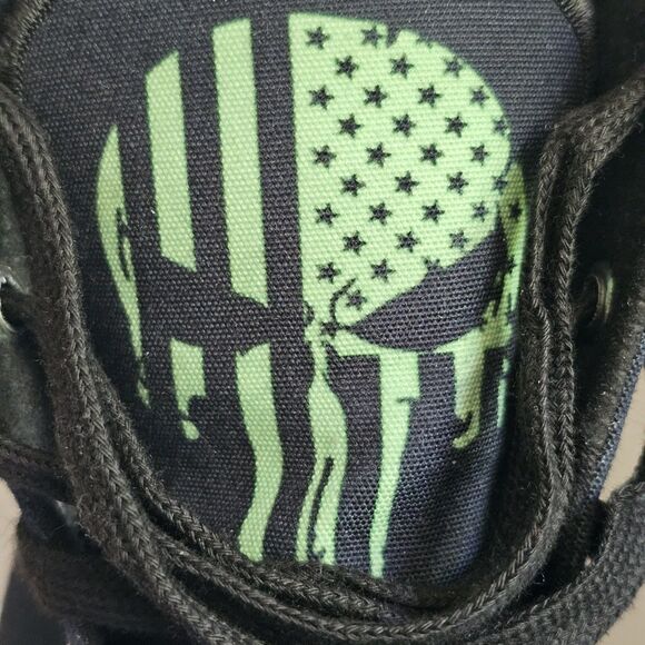 RAAD Marvel Punisher Men\'s Canvas Shoes Black Lime Size 12 Pre-Owned main image 6